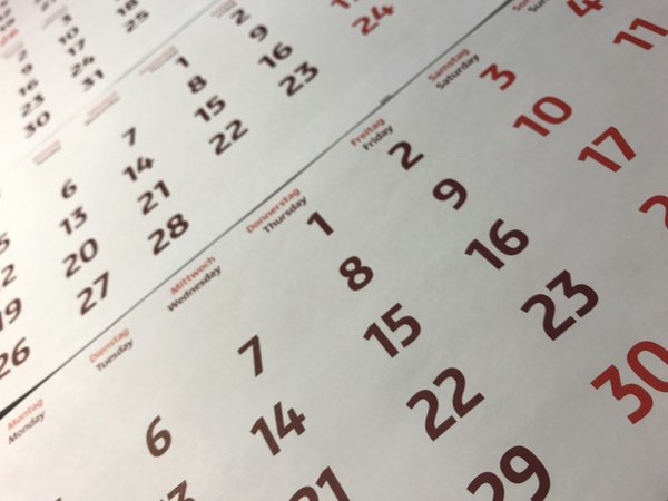 L'impression de calendrier mural pour entreprise : un atout pour vous